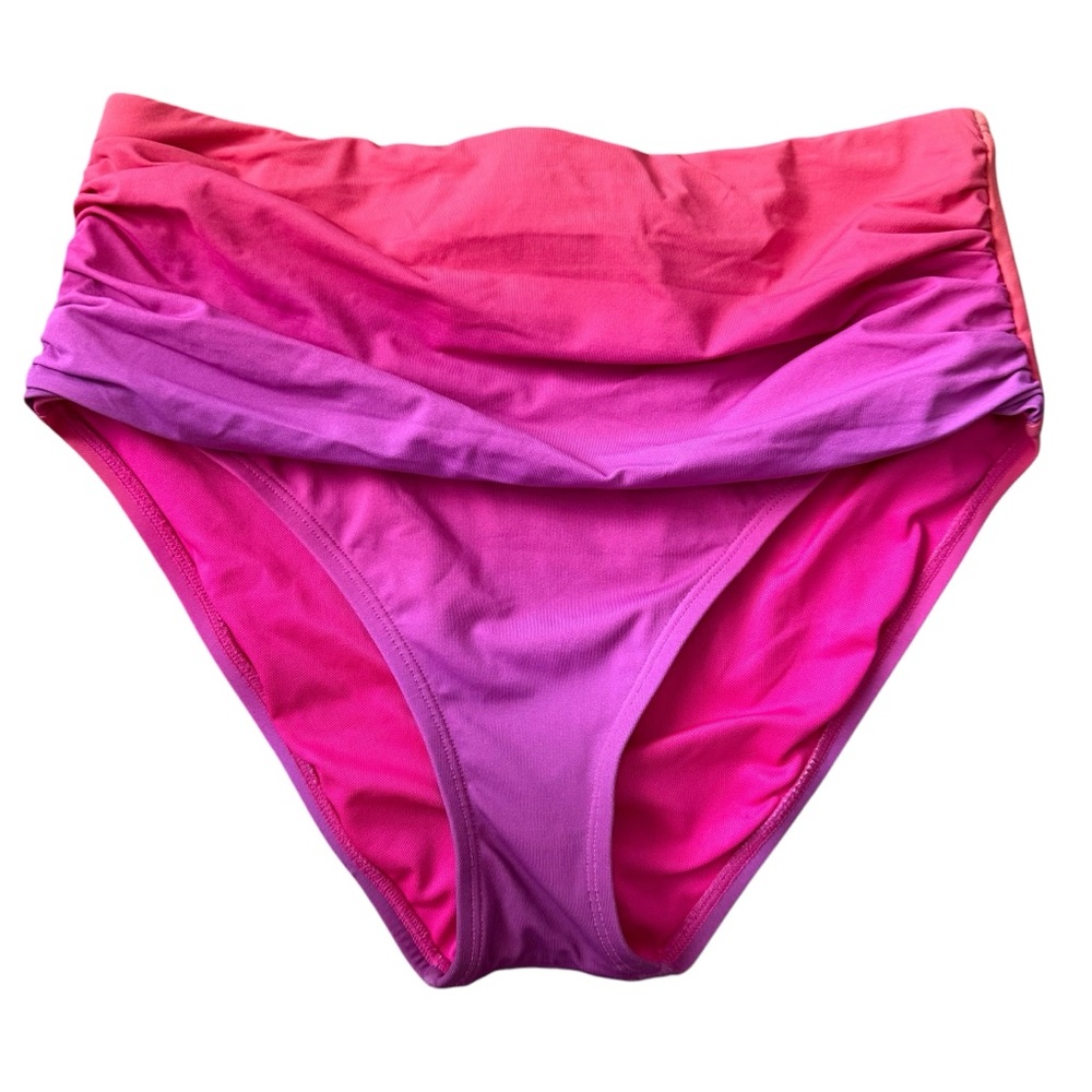 Bleu Rod Beattie Swim Bottom Sz 6 Pink Purple Ombré